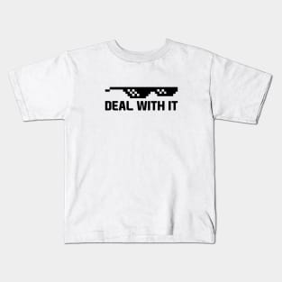 Deal With It Sunglasses Kids T-Shirt